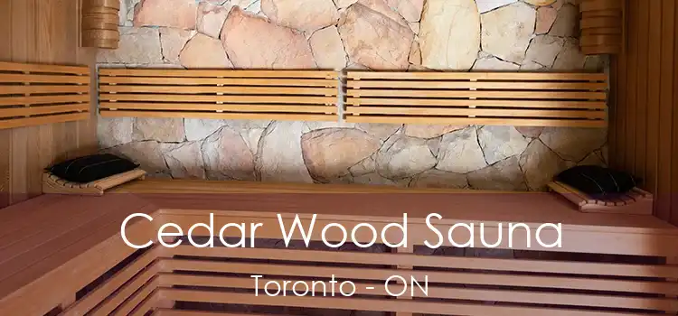  Cedar Wood Sauna Toronto - ON