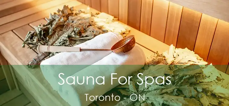  Sauna For Spas Toronto - ON
